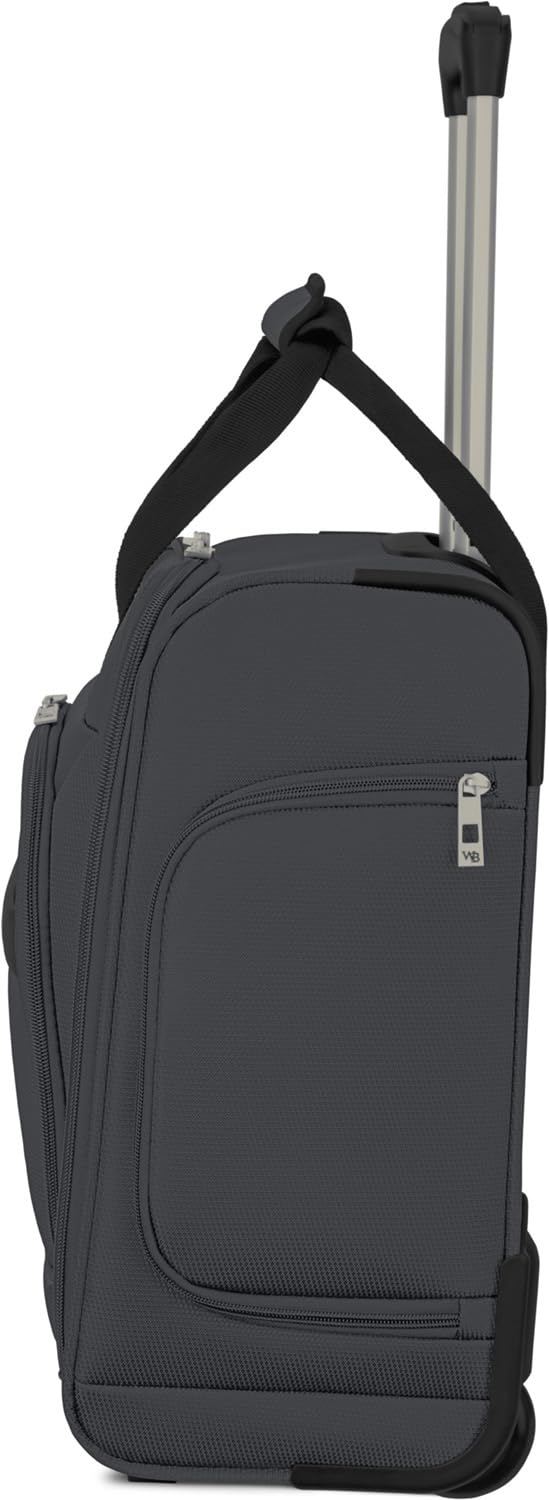 WallyBags Stratford Luggage, 16-Inch Under Seat Bag ( Graphite , 16-Inch Under Seat Bag ) Graphite 16 Inch Under Seat Bag U1