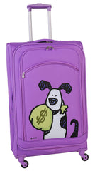 Ed Heck Money Doggie Spinner Luggage 28 Inch, Purple, One Size U1