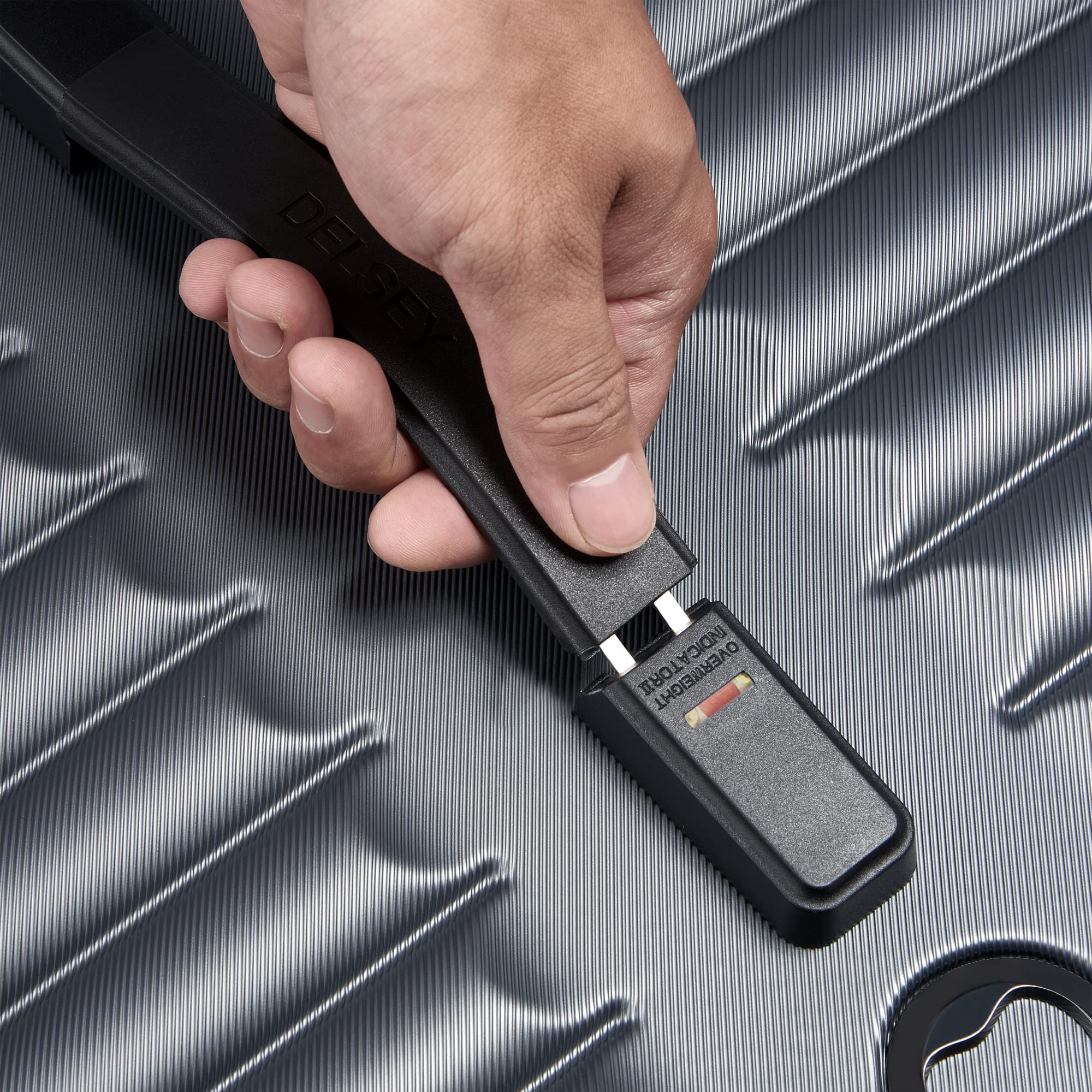 DELSEY PARIS Cruise 3.0 Hardside Expandable Luggage with Spinner Wheels, Graphite, Checked 26 Inch Trunk Graphite Checked 26 Inch Trunk U2