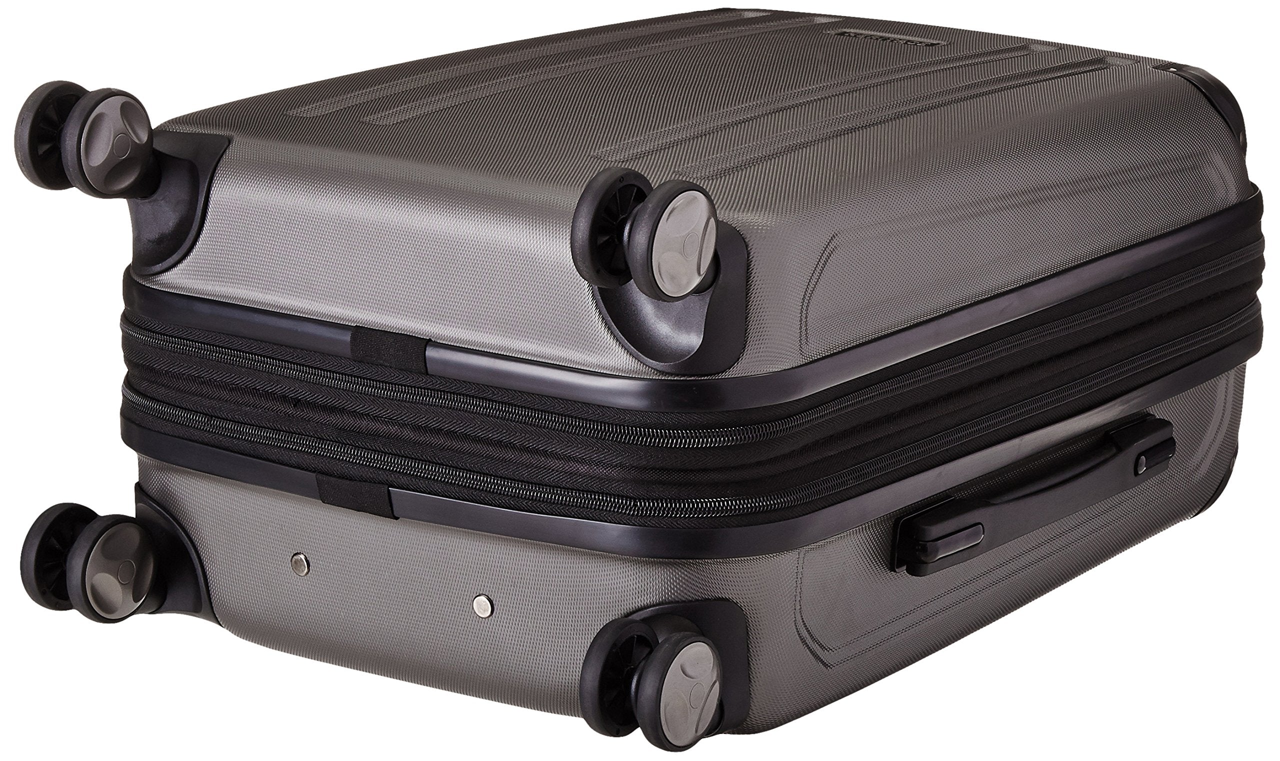 Heritage Travelware O'Hare 20" Hardside Expandable 8-Wheel Spinner Carry-on Luggage, Silver U1