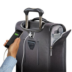 Travelpro Crew 11 Softside Expandable Luggage with Spinner Wheels, Black, Carry-On 19-Inch U1