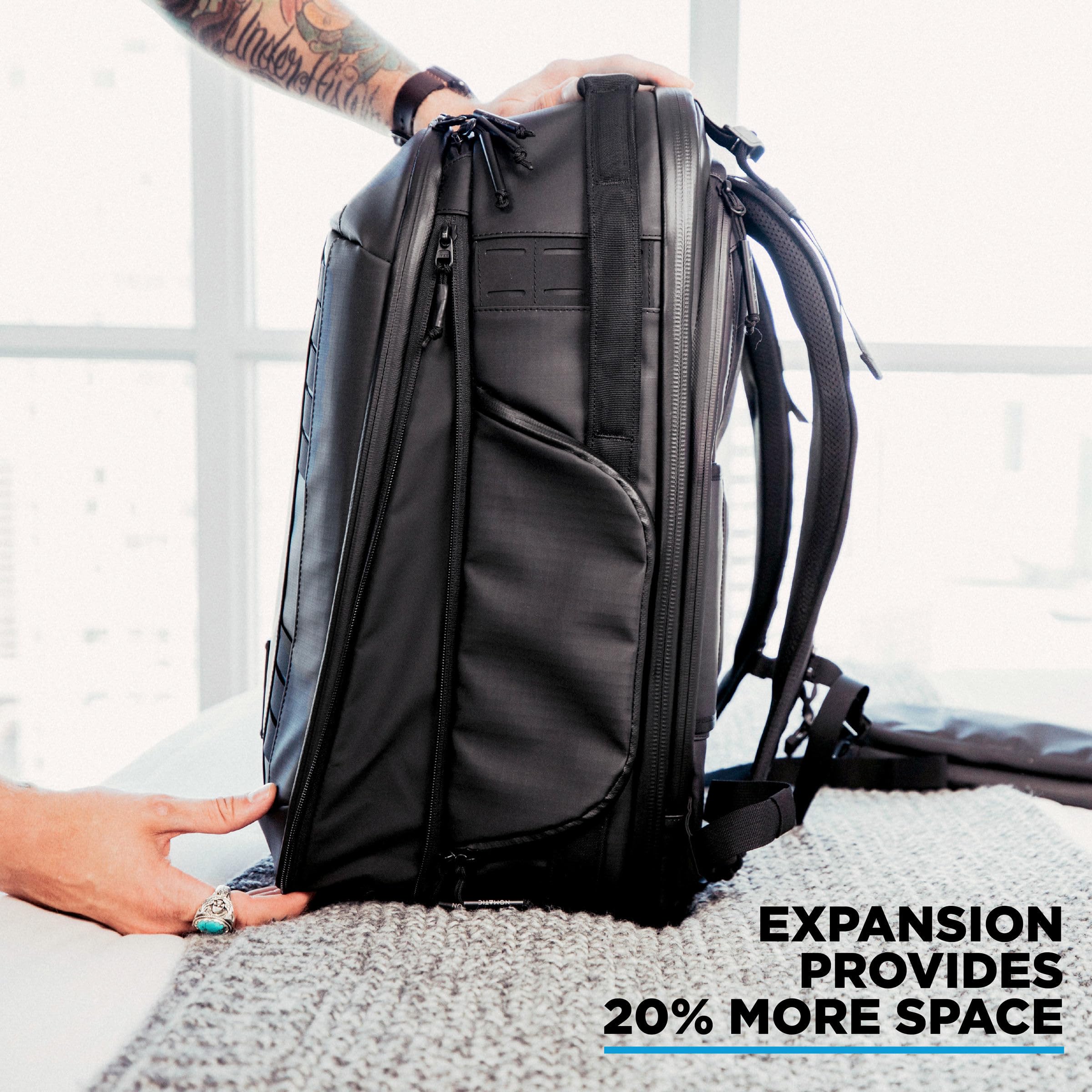 NOMATIC McKinnon Camera Pack- Travel Camera Bag by Peter McKinnon for Photographers, DSLR Camera Backpack for Men and Women Black Camera Pack U1
