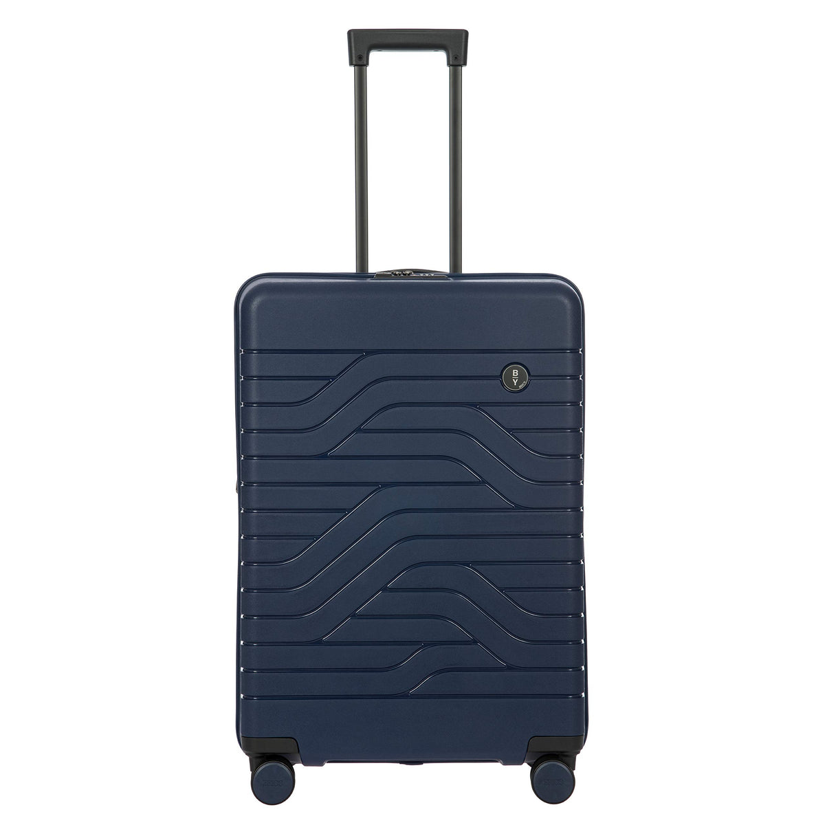 Brics B|Y Ulisse Expandable Spinner Suitcase, Lightweight Polypropylene Hard Shell Luggage with 360 Rubber-Coated Double Wheels, TSA-Approved Lock and Organized Interior - 28 Inch ( Ocean Blue , One Size ) Ocean Blue One Size U1