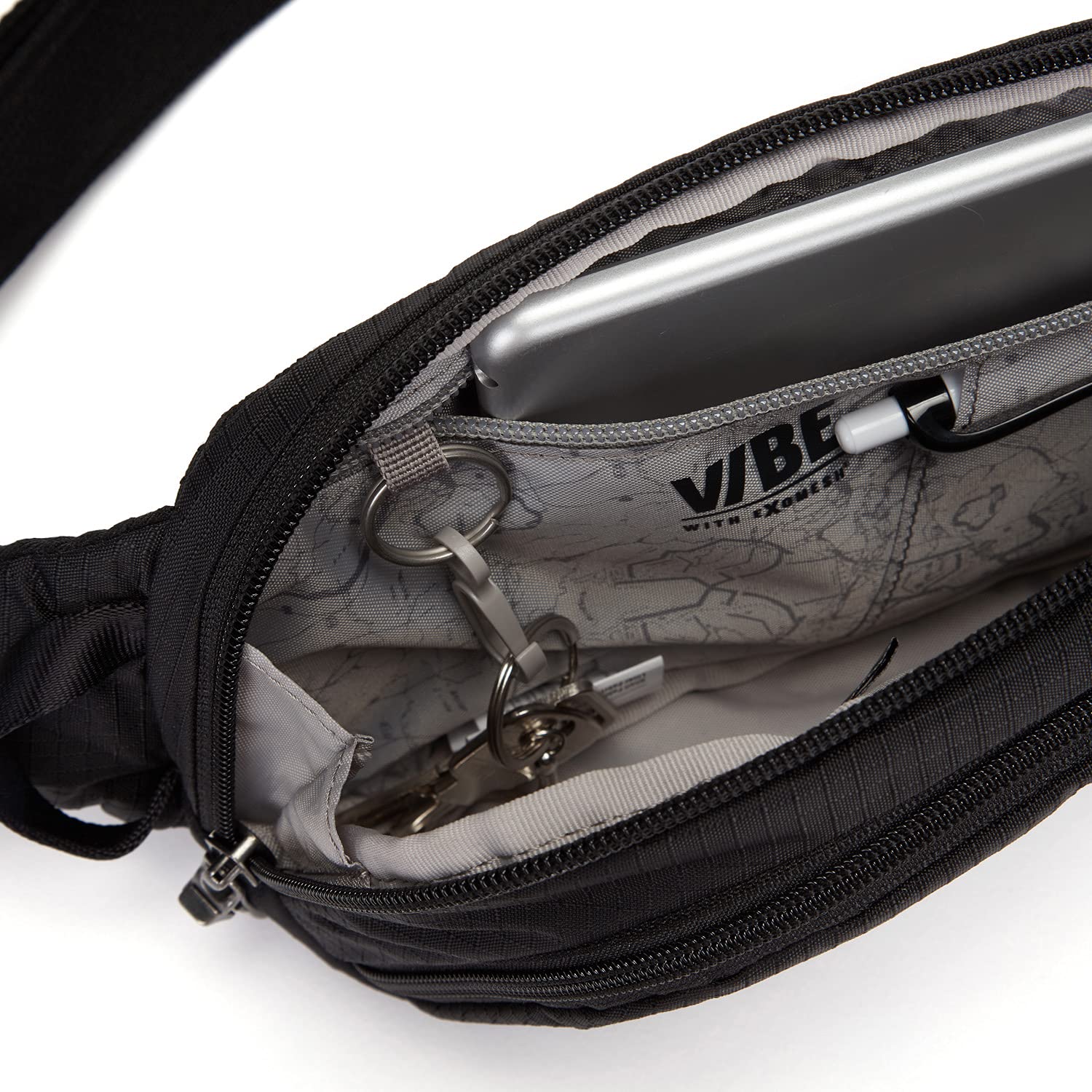 Pacsafe Vibe 150 Sling Pack ( Jet Black , One Size ) Jet Black One Size U1