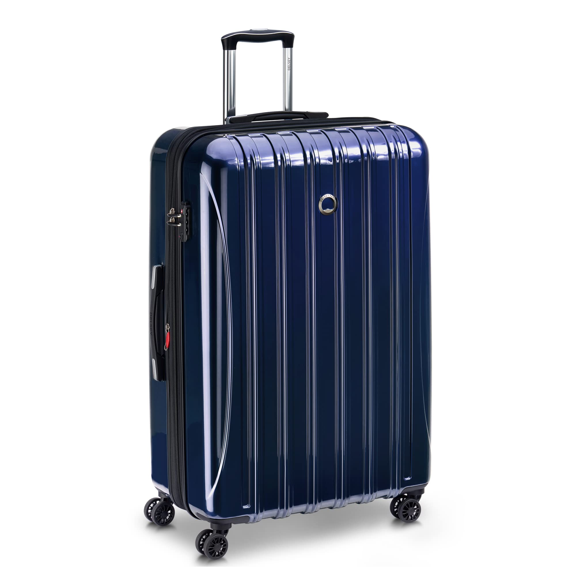 Delsey Helium Aero 29" Expandable Spinner Trolley ( Blue Cobalt , Checked-Large 29 Inch ) Blue Cobalt Checked Large 29 Inch U11