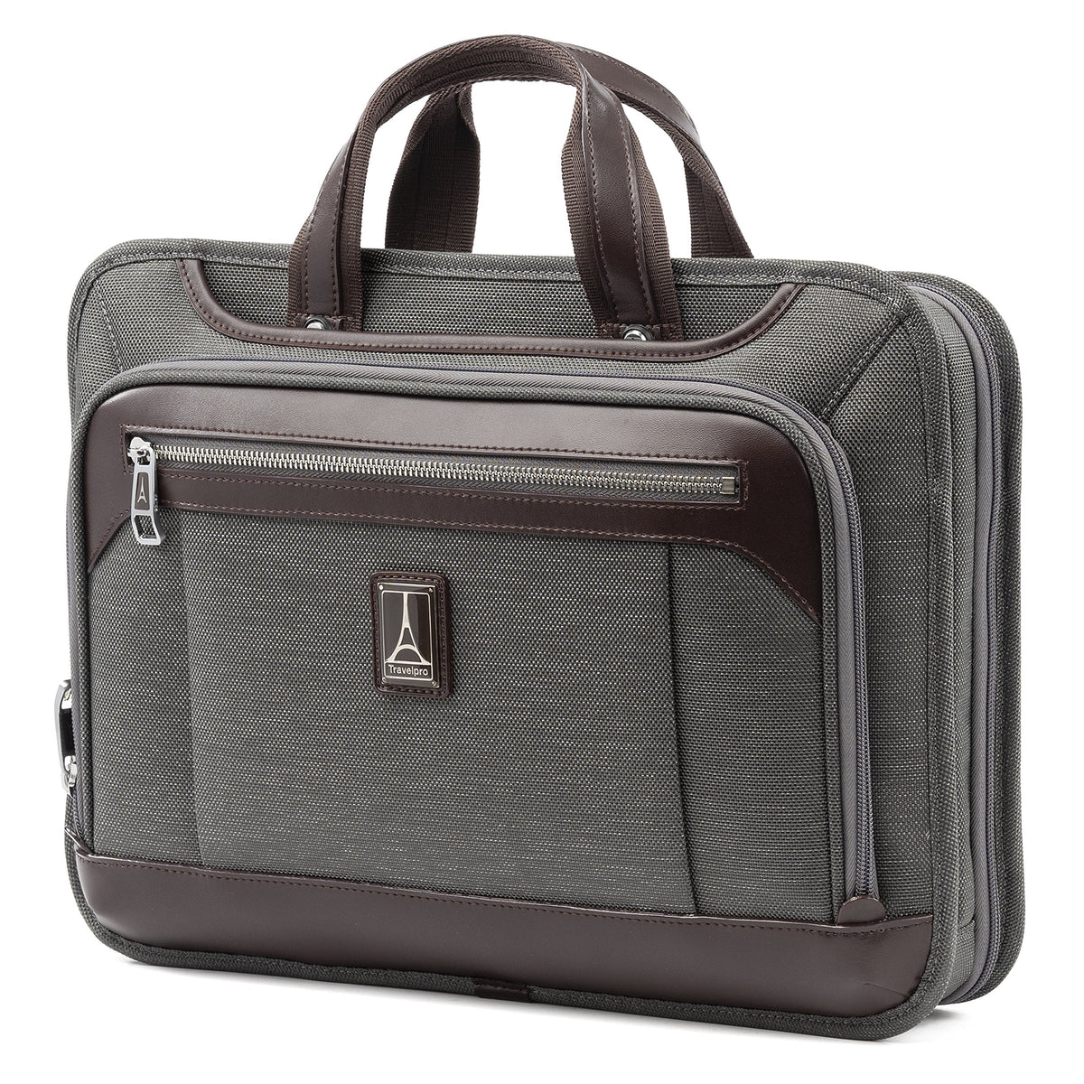 Travelpro Platinum Elite Slim Business Laptop Briefcase, Fits up to 15.6 Inch Laptop, Work School Travel, Men and Women U2