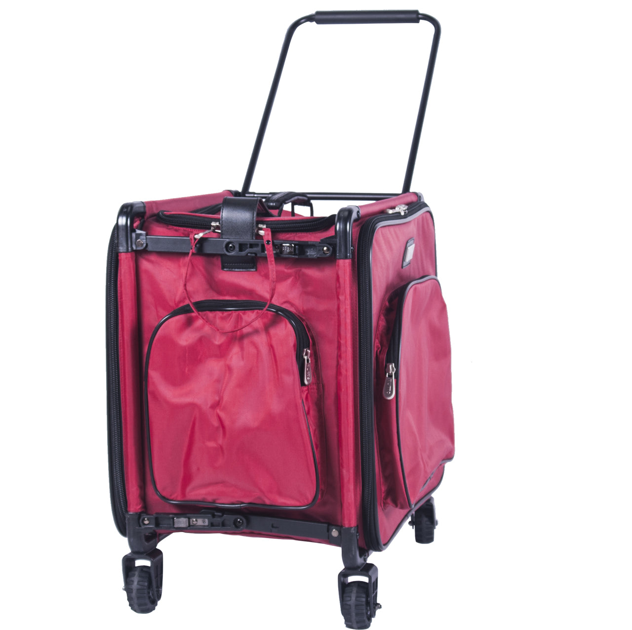 Tutto Serger Tote on Wheels ( Cherry Red , 17" ) Cherry Red 17 U1