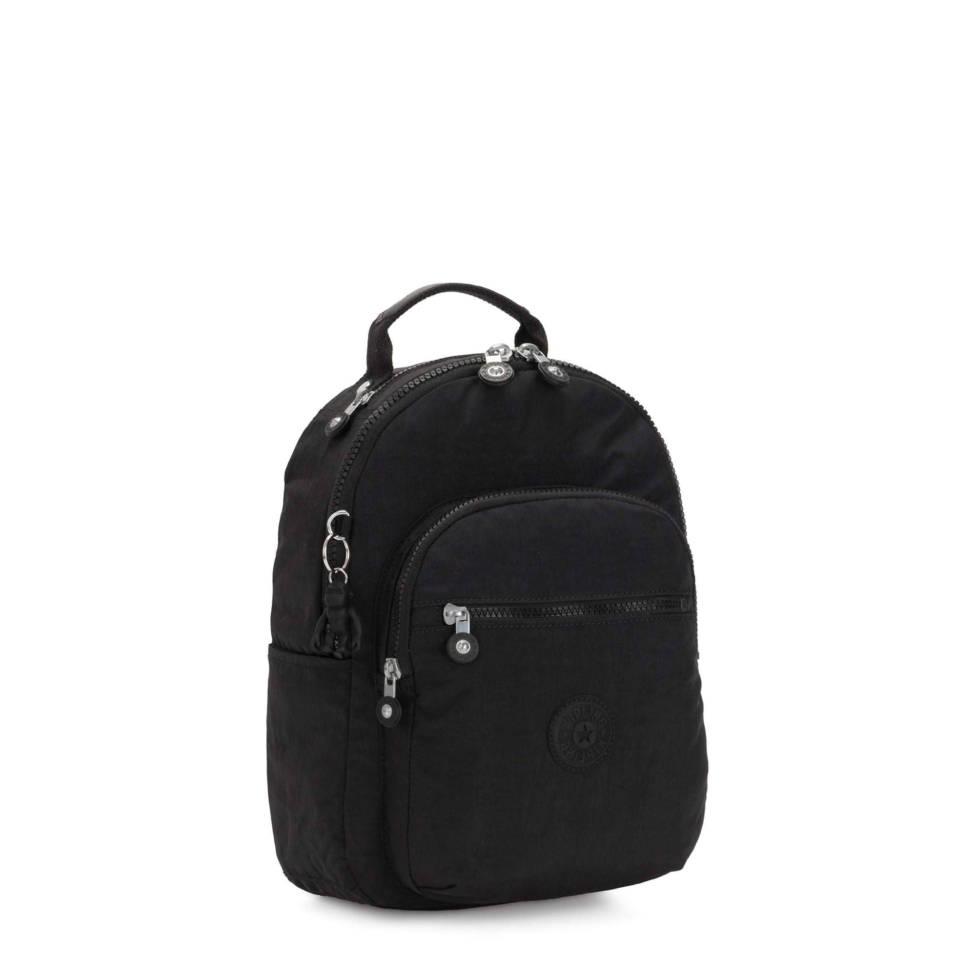 Kipling Seoul Go Small Laptop Backpack ( Black Noir , Small ) Black Noir Small U1