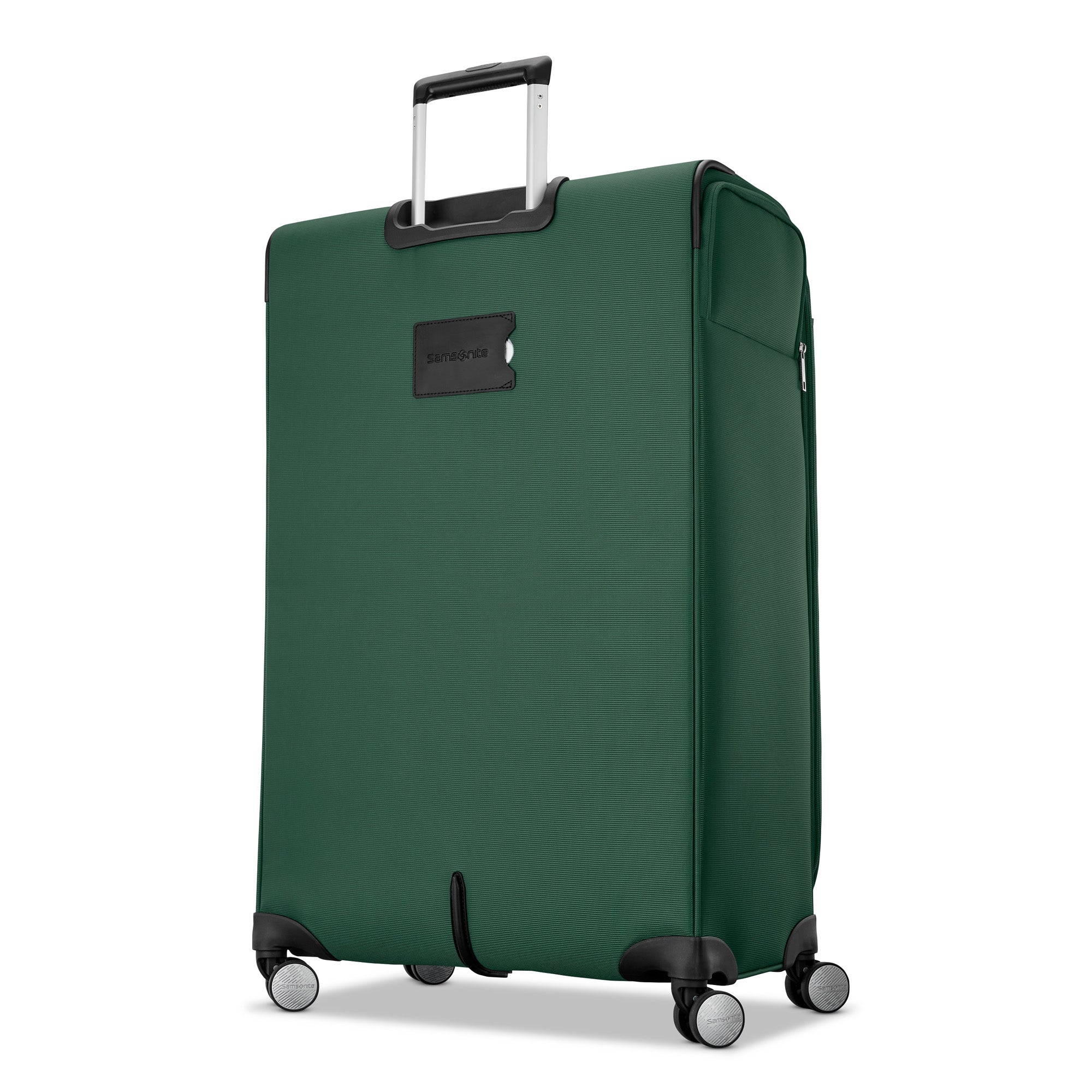 Samsonite Element Soft-Sided 29-Inch Lightweight Large Checked Expandable Suitcase: Durable, 360 Spinner Wheels, Adjustable Telescopic Handle, 2 Front & 1 Side Pocket ( Bistro Green , 29-Inch Checked-Large ) Bistro Green 29 Inch Checked Large U2