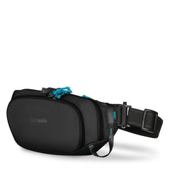 Pacsafe Eco Anti Theft Waist Pack ( ECONYL Black , One Size ) ECONYL Black One Size U3