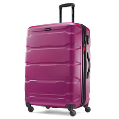 Samsonite Omni Pc Hardside Expandable Luggage with Spinner Wheels ( Radiant Pink , Checked-Large 28-Inch ) Radiant Pink Checked Large 28 Inch U1