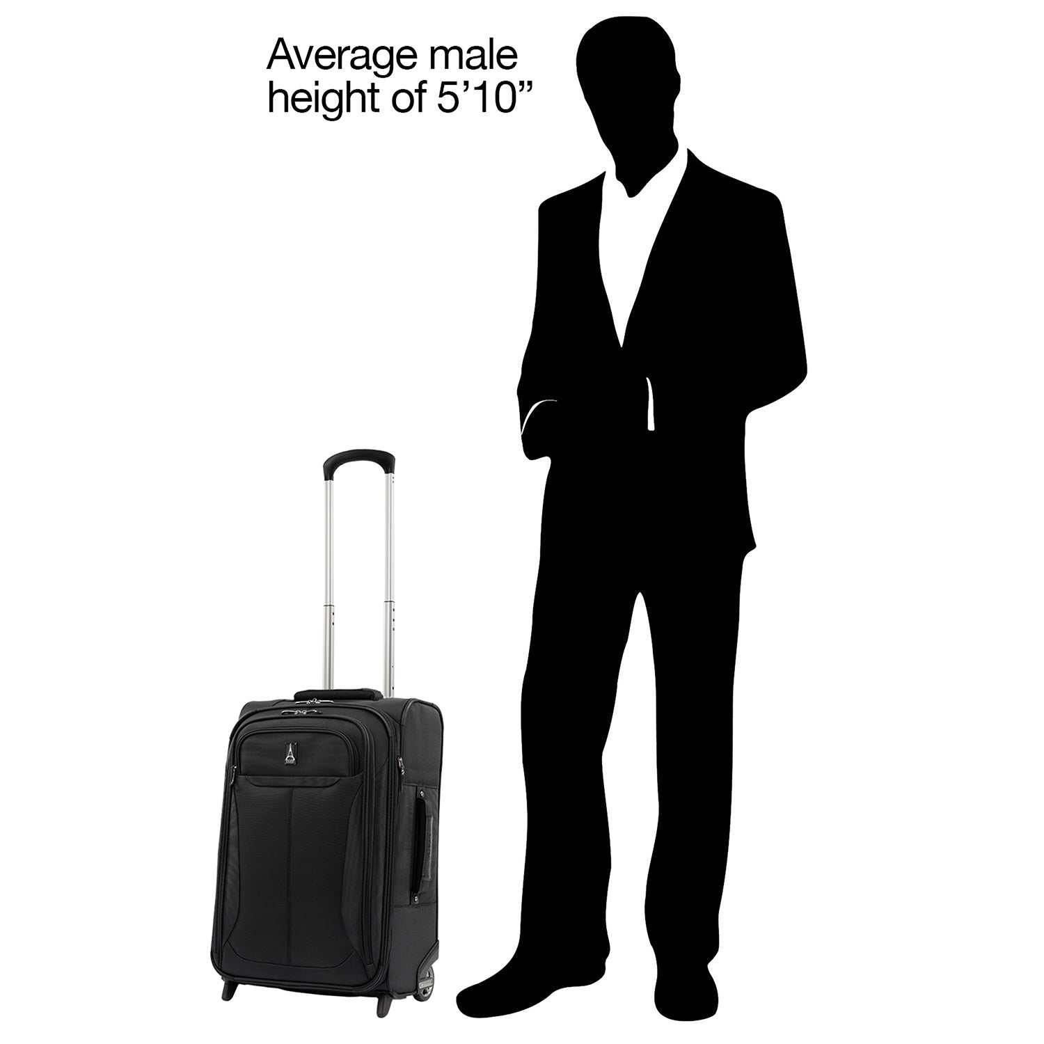 Travelpro Tourlite Softside Expandable Upright 2 Wheel Luggage, Lightweight Suitcase, Men and Women U6