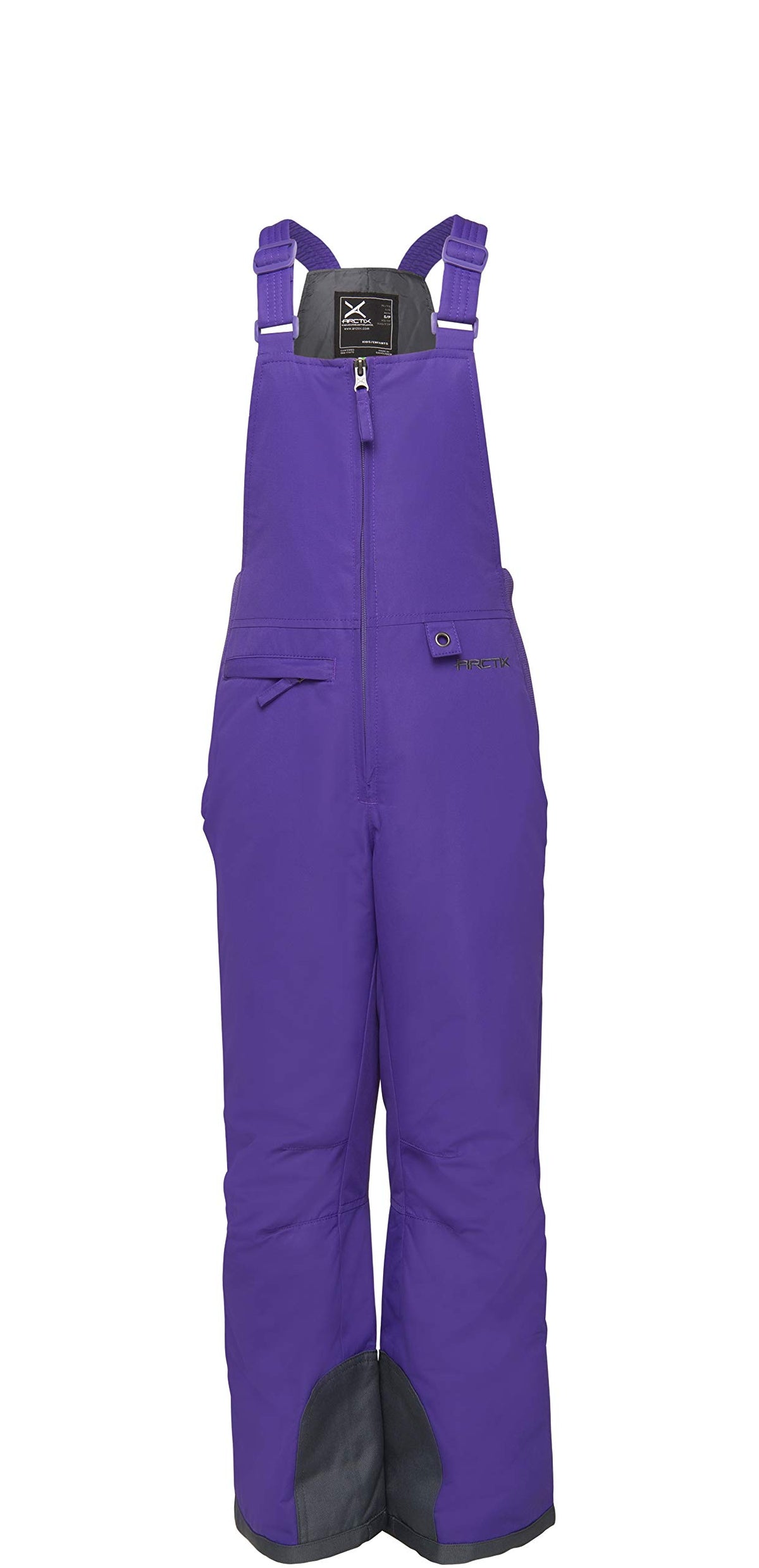 Arctix Kids Insulated Snow Bib Overalls ( Purple , Small ) Purple Small U3