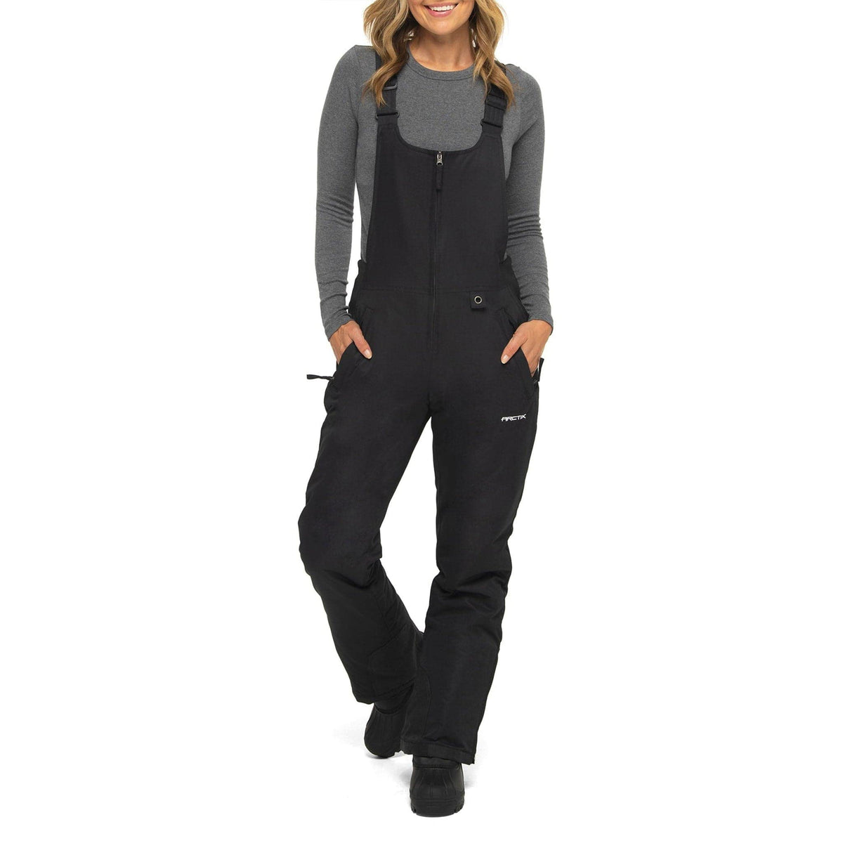 Arctix Women's Essential Bib Overall Regular 31 ( Black , X-Large ) Black X Large U5