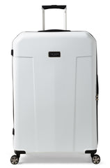 Ted Baker Flying Colours Hardside Trolley 4 Wheel Spinner, TSA Lock, Lightweight Suitcase, Men and Women ( White , 28-Inch Checked-Large ) White 28 Inch Checked Large U1