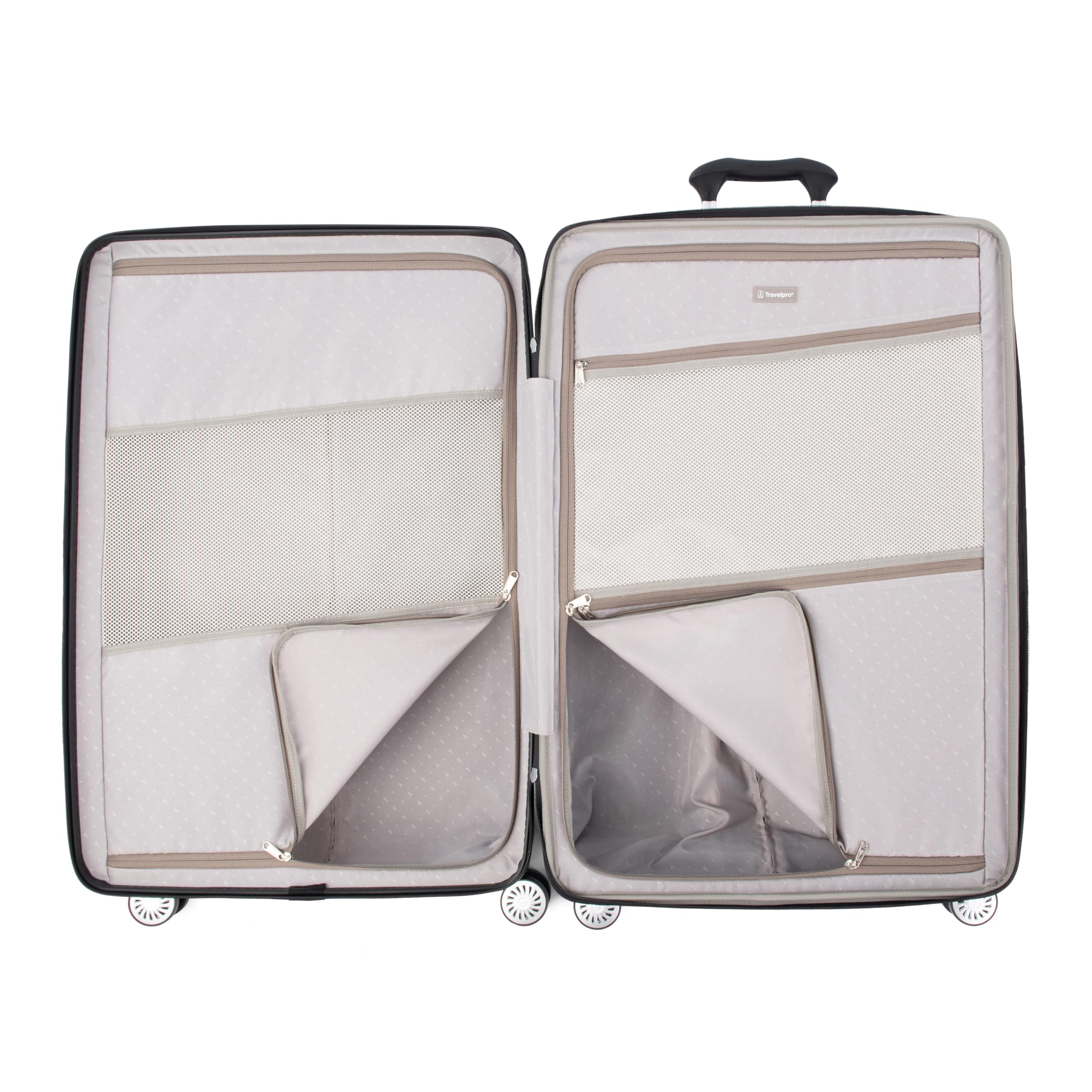 Travelpro Pathways 3 Hardside Expandable Luggage, 8 Spinner Wheels, Lightweight Hard Shell Suitcase ( Black Knight , Checked Large 28 Inch ) Black Knight Checked Large 28 Inch U10