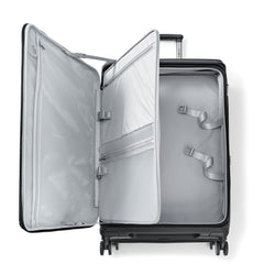 Samsonite Paralux Luggage - Innovative Design - Quick Access Front Pocket - Dual Suspension Wheel Technology - TSA Lock - Expandable - Includes Removable Packing Cubes ( Black , Large Checked Spinner ) Black Large Checked Spinner U1