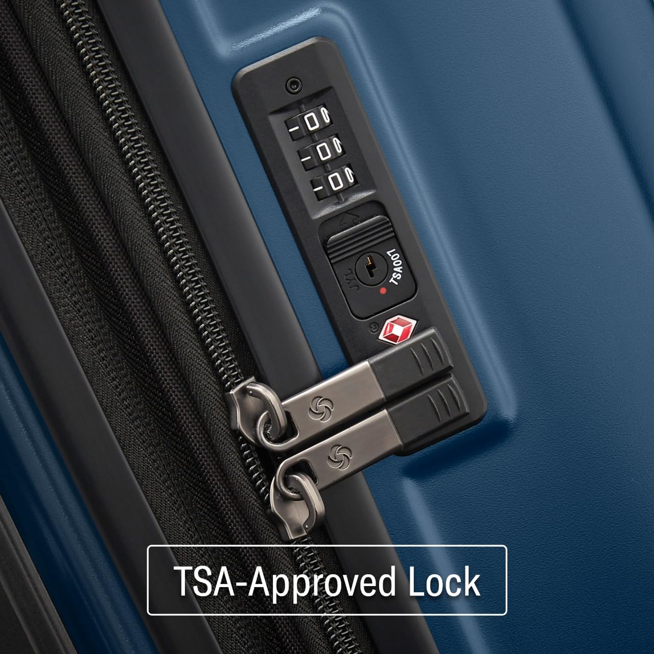 Samsonite Octiv Hardside Spinner ( Blue Denim , Carry-On 20-Inch ) Blue Denim Carry On 20 Inch U1