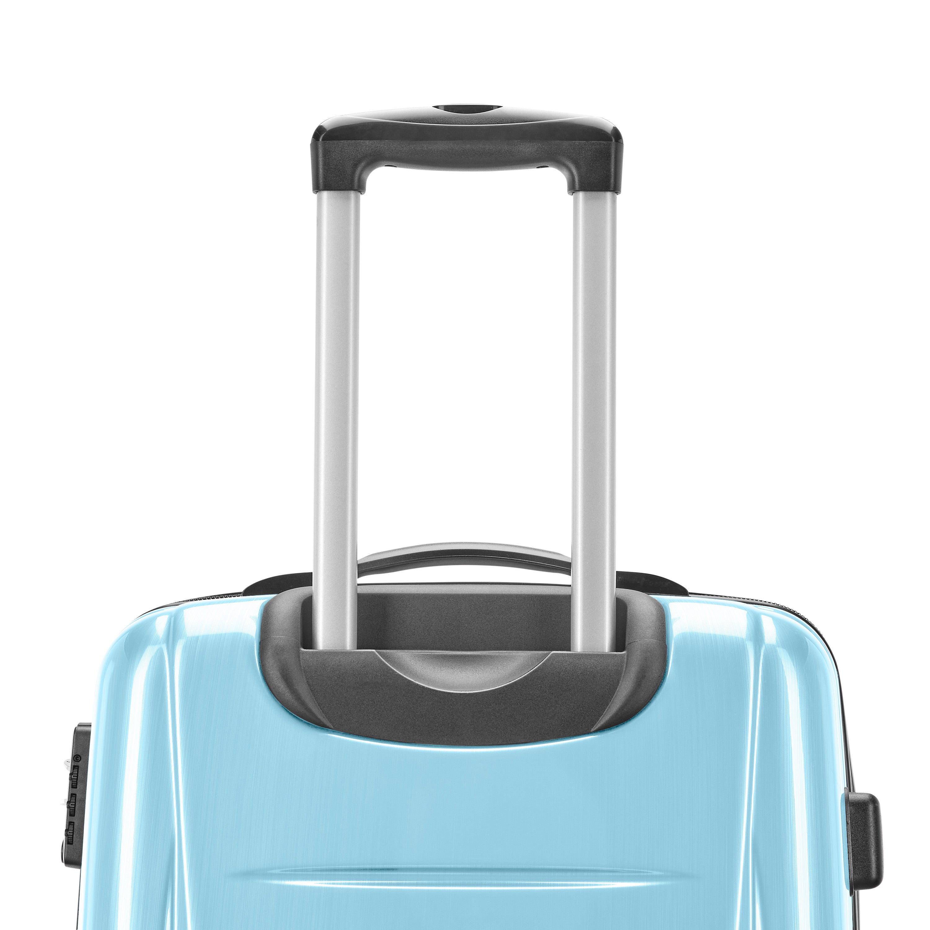 Samsonite Winfield 2 Hardside Luggage with 360 Spinner Wheels, TSA Lock, Airline Approved ( Ice Blue , Checked-Medium 24-Inch ) Ice Blue Checked Medium 24 Inch U4