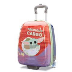 American Tourister Kids' Disney Hardside Upright Luggage ( Star Wars The Child , Carry-On 18-Inch ) Star Wars The Child Carry On 18 Inch U4