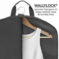 WallyBags 52" Deluxe Travel Garment Bag ( Black , 52-inch ) Black 52 Inch U4
