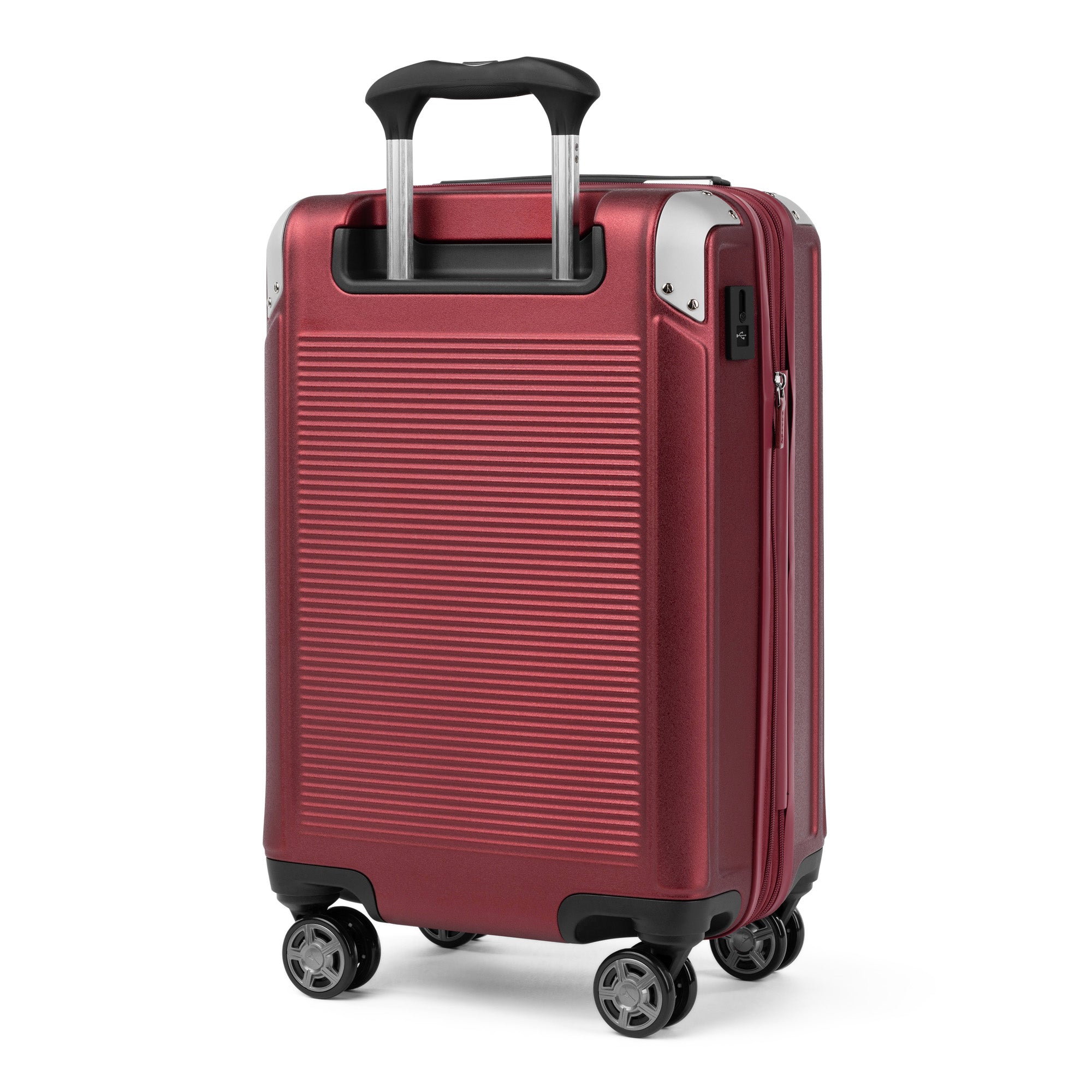 Travelpro Platinum Elite Hardside Expandable Spinner Wheel Luggage TSA Lock Hard Shell Polycarbonate Suitcase ( Daring Red , Carry-on 21-Inch ) Daring Red Carry On 21 Inch U2