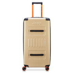 Jeep JH002B Hardside Expandable Luggage with Spinner Wheels ( Warm Sand , Checked-Large 29 Inch ) Warm Sand Checked Large 29 Inch U1