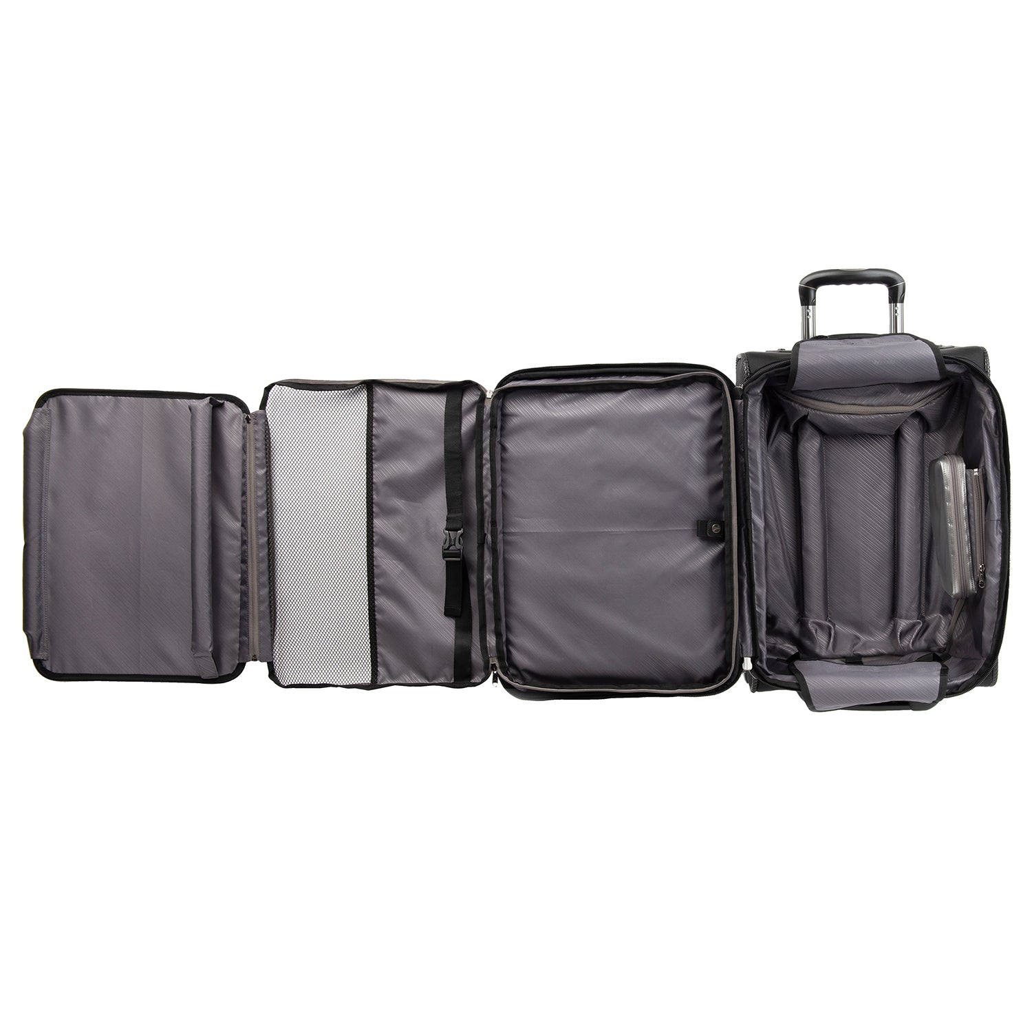 Travelpro Crew Expert Max Carry-on Expandable Rollaboard Jet Black One Size U1