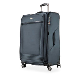 Ricardo Beverly Hills Avalon Softside Luggage Made with Sustainable 100% Recycled PET (rPET), Lightweight, Eco-Friendly Travel, Expandable, Dual Spinner Wheels ( Storm Blue , 28-inch ) Storm Blue 28 Inch U1