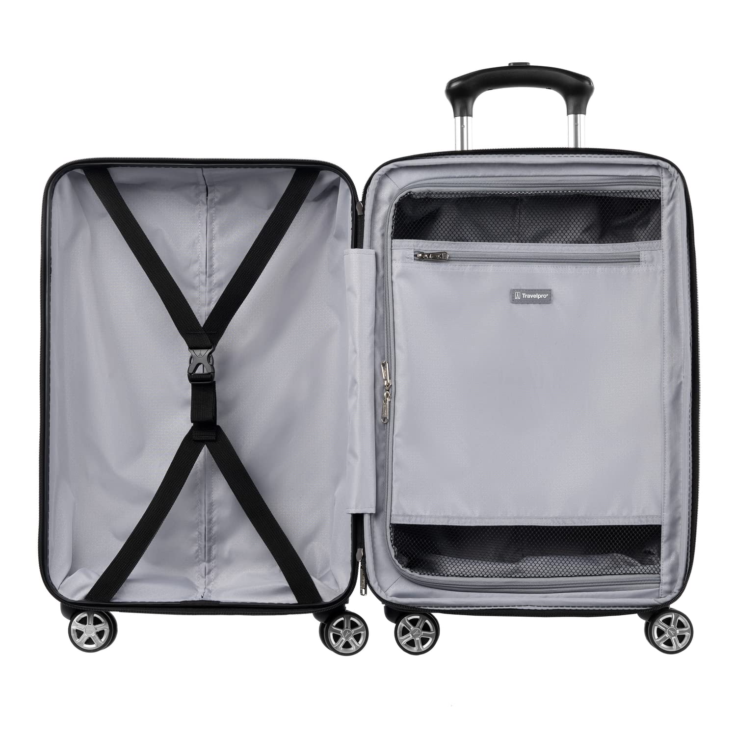 Travelpro Runway Hardside 2-Piece Expandable Spinner Set (20/25") ( Powder Pink , 2-Piece Set (20/25) ) Powder Pink 2 Piece Set 20 25 U1