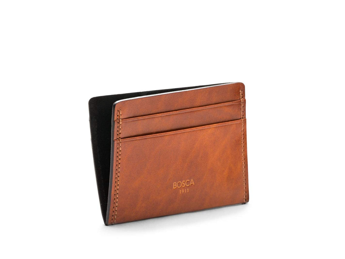 Bosca Mens Dolce Collection - Weekend Wallet ( Amber , One Size ) Amber One Size U3