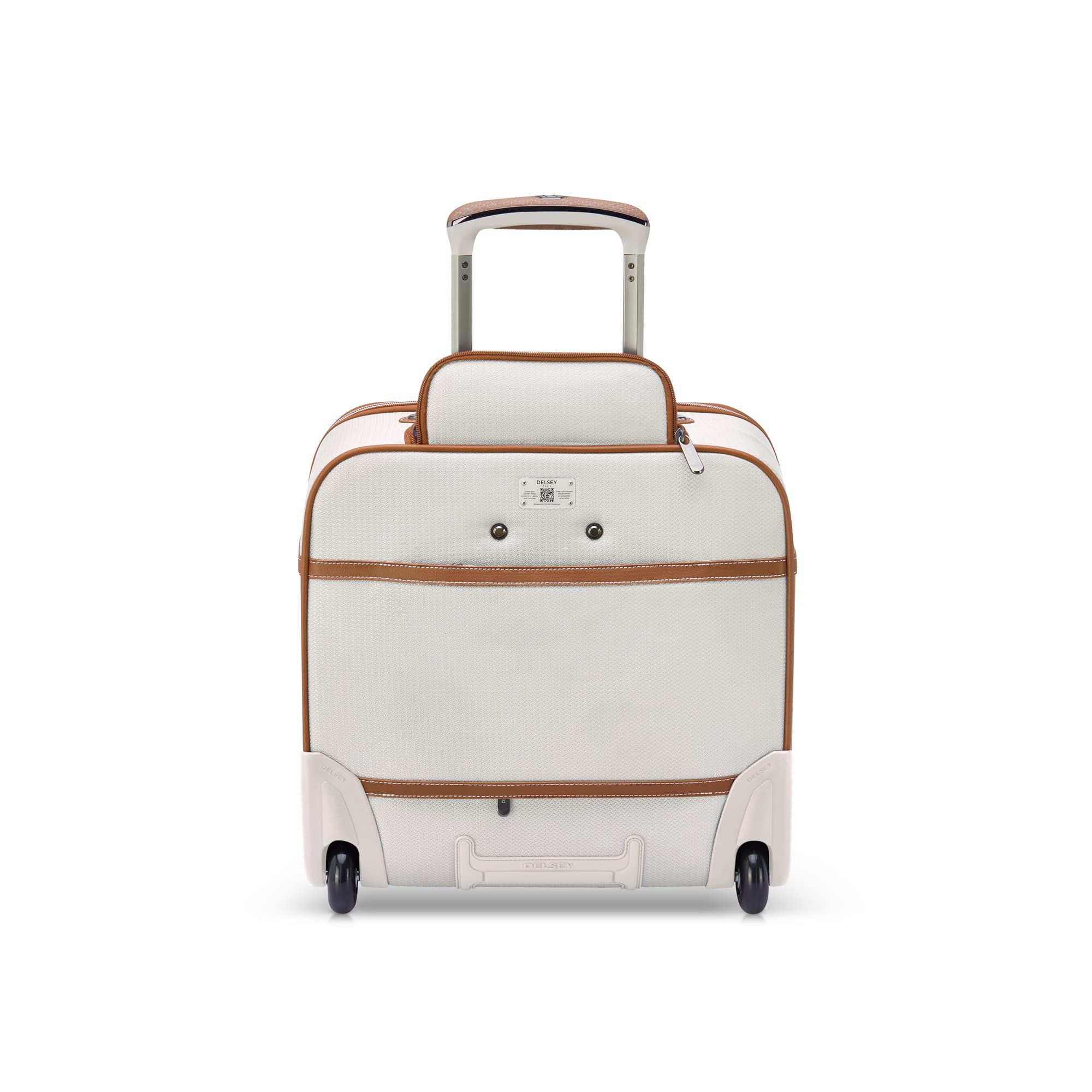 DELSEY Paris Chatelet Air 2.0 Softside Luggage Under-Seater with 2 Wheels ( Angora , Carry-on 16 Inch ) Angora Carry On 16 Inch U1
