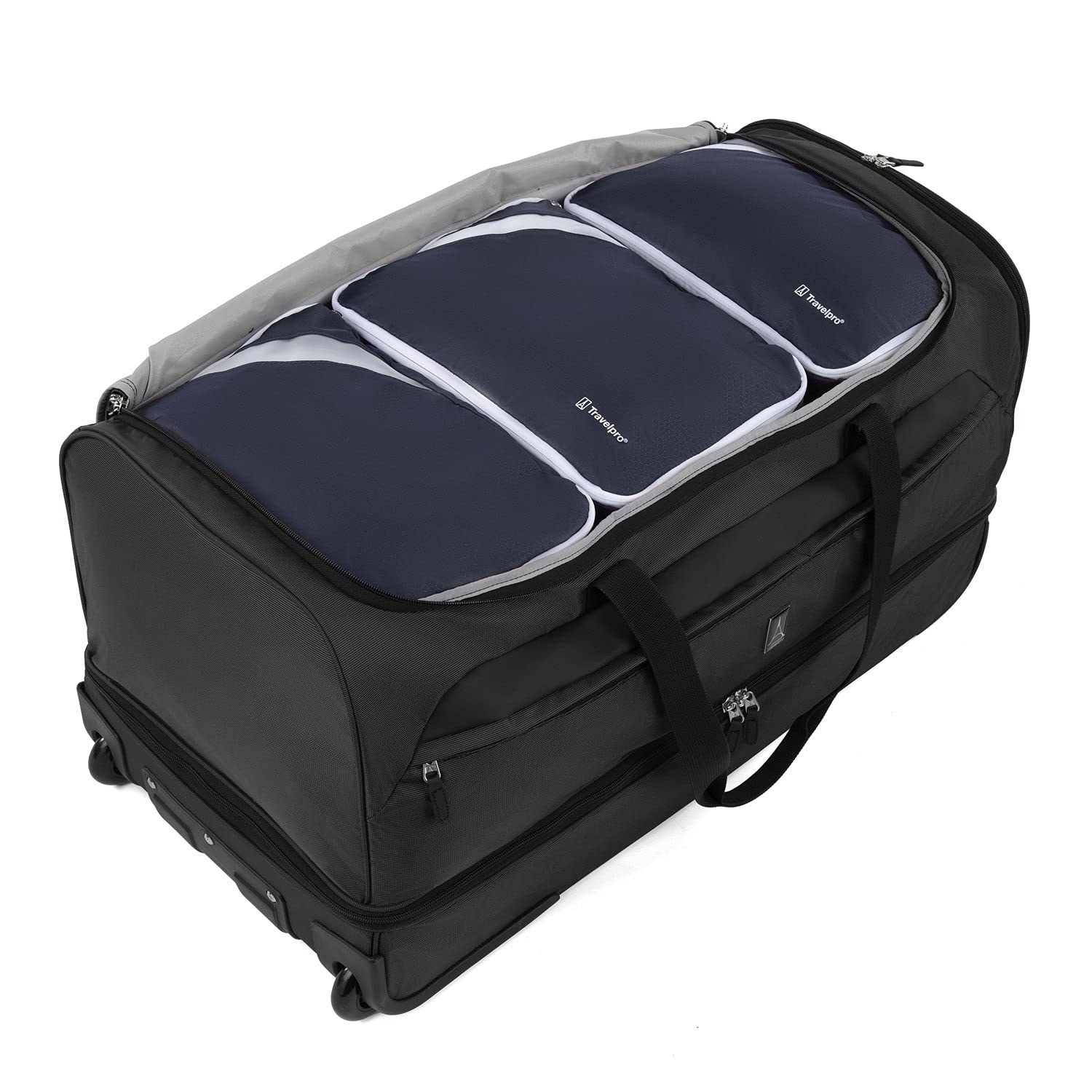 Travelpro Roadtrip 30 Drop-Bottom Rolling Duffel with Packing Cubes U2