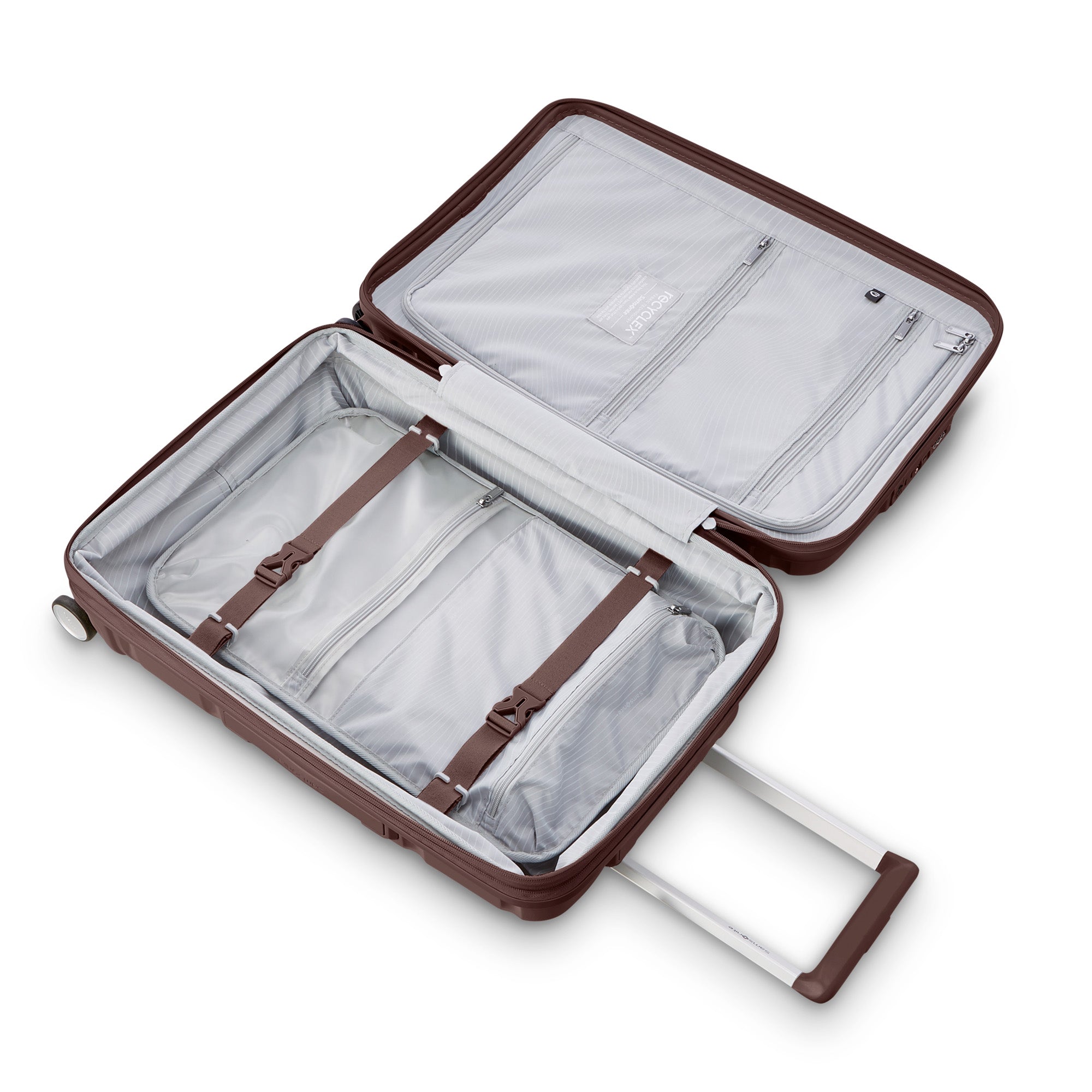 Samsonite Outline Pro Carry-On Spinner ( Cocoa Chocolate Mauve , One Size ) Cocoa Chocolate Mauve One Size U1