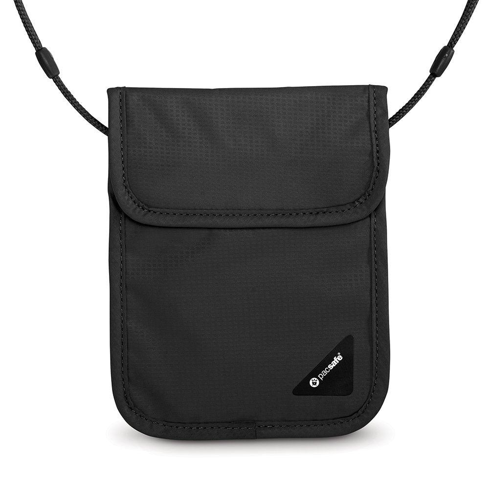 Pacsafe Coversafe X75 Anti-theft RFID Blocking Neck Pouch ( Black , One Size ) Black One Size U2