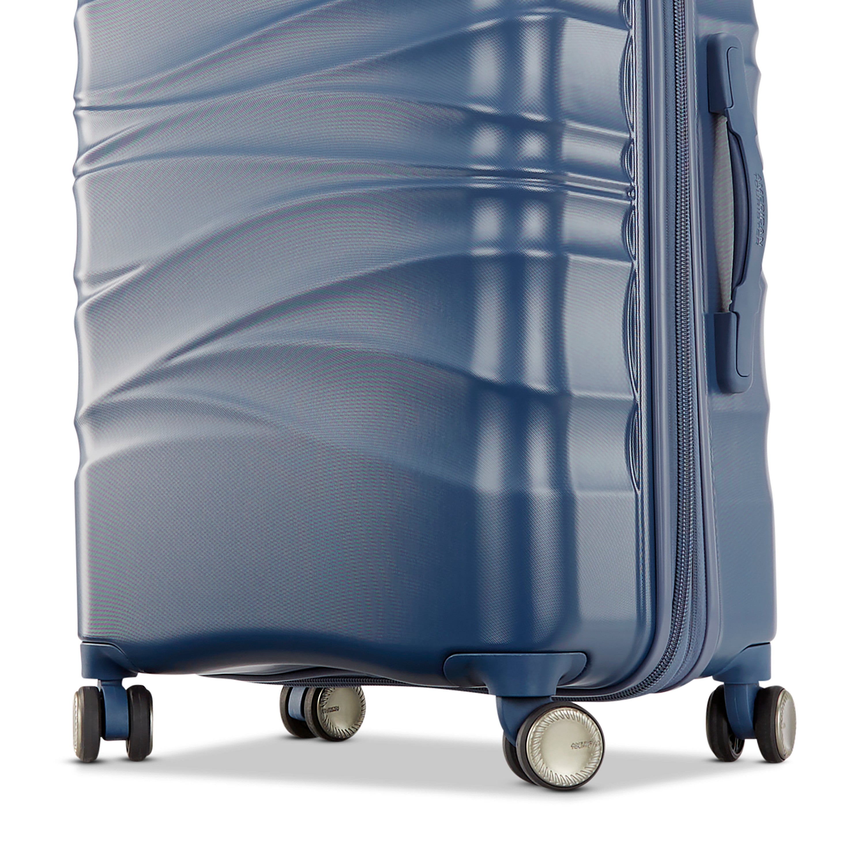 American Tourister Cascade Hardside Lightweight Spinner Luggage ( Slate Blue , 28-inch Spinner ) Slate Blue 28 Inch Spinner U2