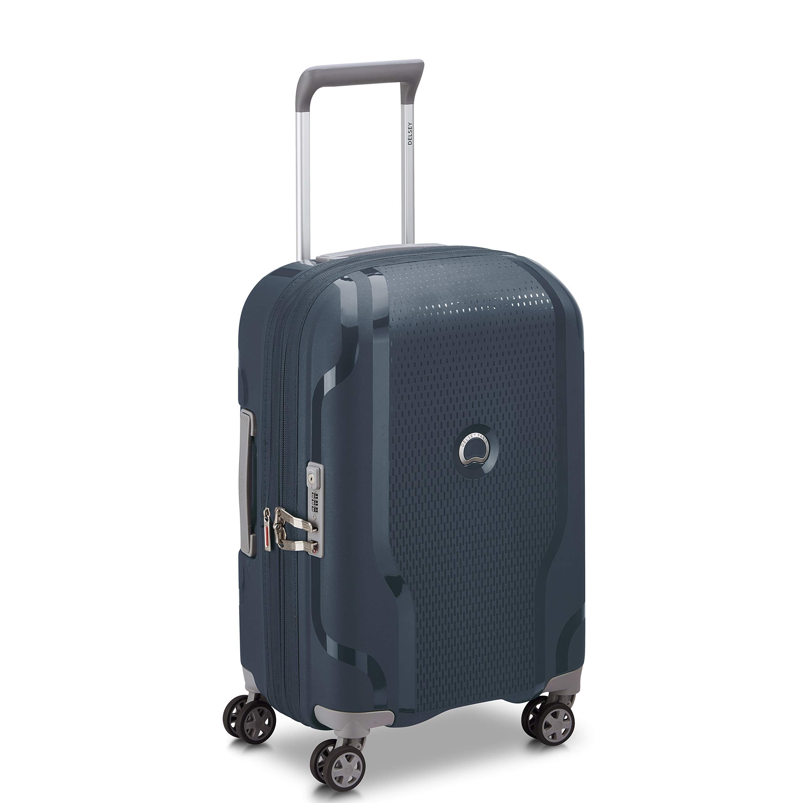 DELSEY Paris Clavel Hardside Expandable Luggage with Spinner Wheels ( BLUE JEAN , Carry-On 19 Inch ) BLUE JEAN Carry On 19 Inch U39