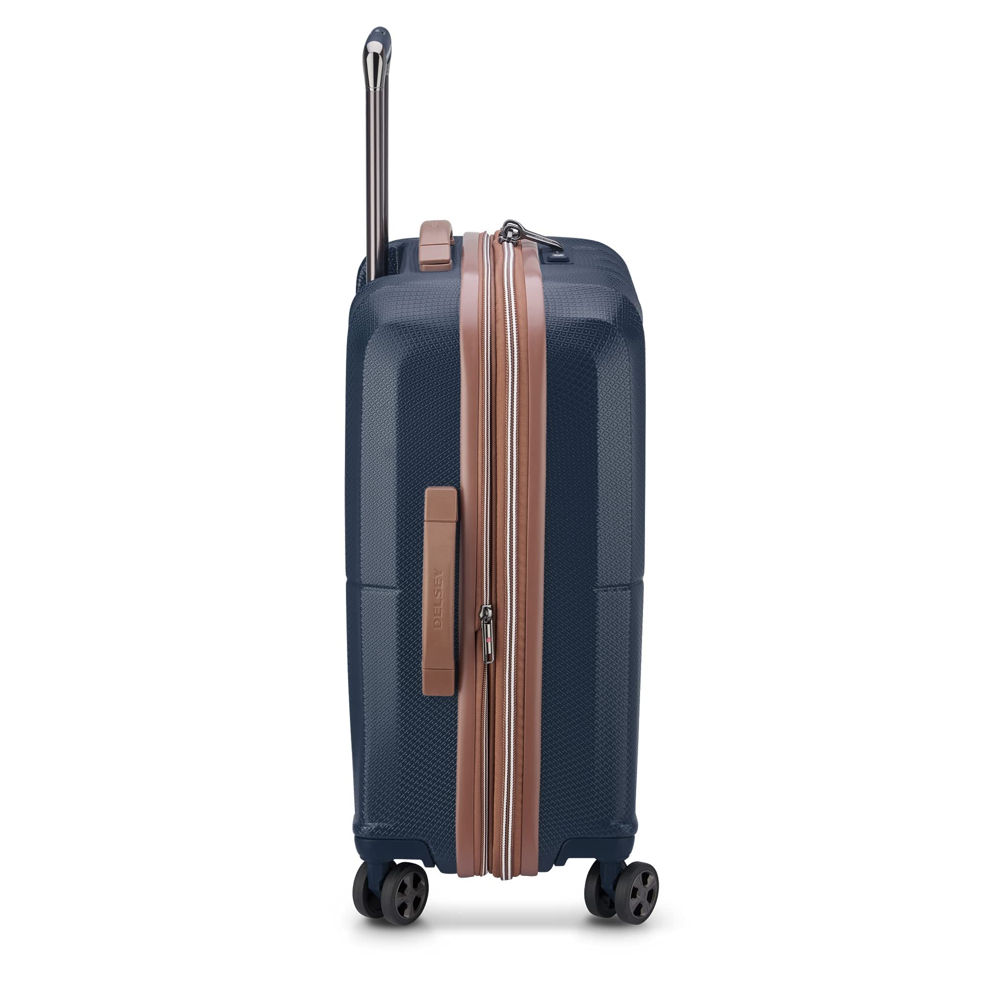 Delsey Paris Carrousel 28" Expandable Carry-On Spinner ( Navy , Carry-on 21 Inch ) Navy Carry On 21 Inch U5