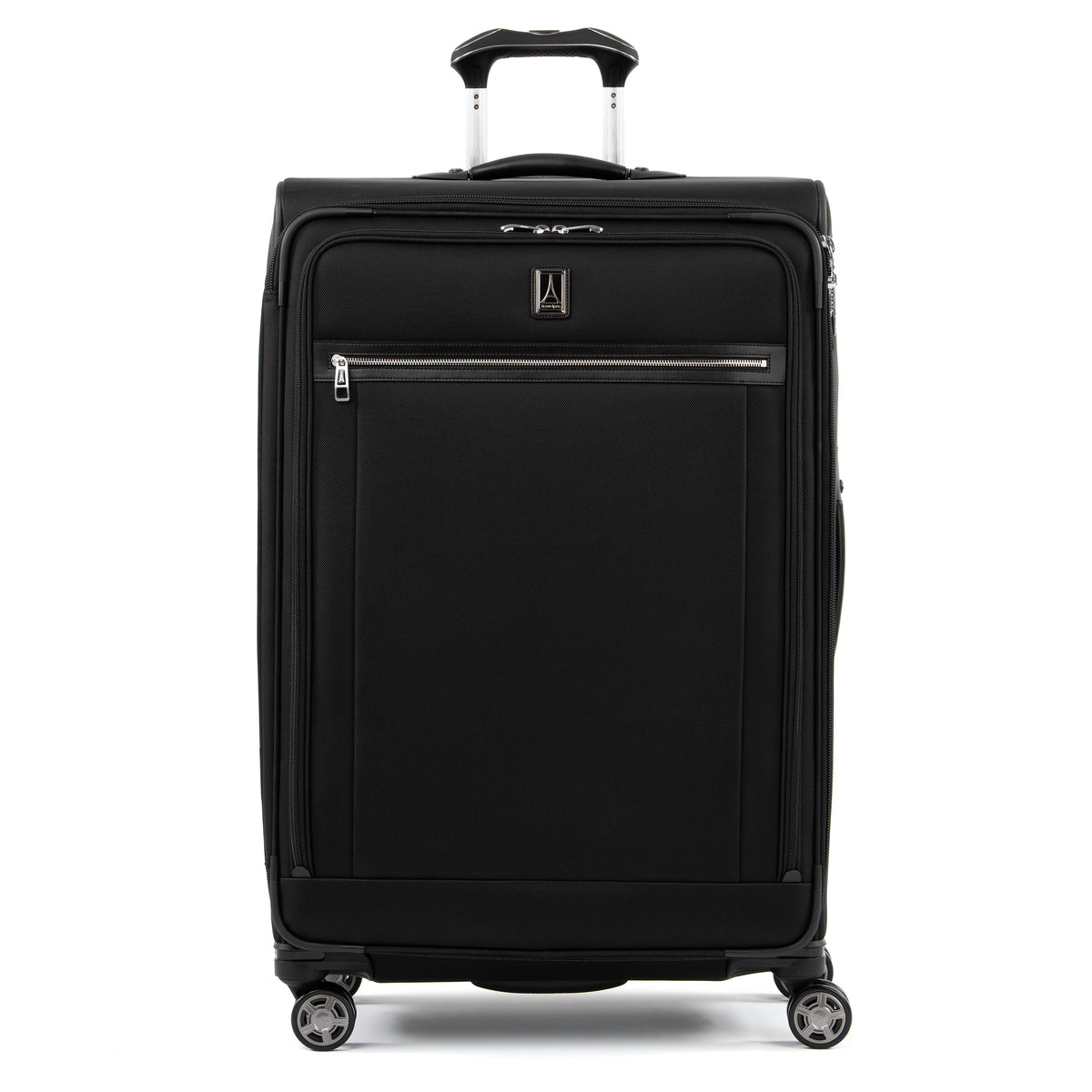 Travelpro Platinum Elite Softside Expandable Luggage, 8 Wheel Spinner Suitcase, USB Port, Suiter, Men and Women U3