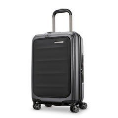Samsonite Octiv Hardside Spinner ( Stealth Black , Front Pocket Carry-On 21 inch ) Stealth Black Front Pocket Carry On 21 Inch U19
