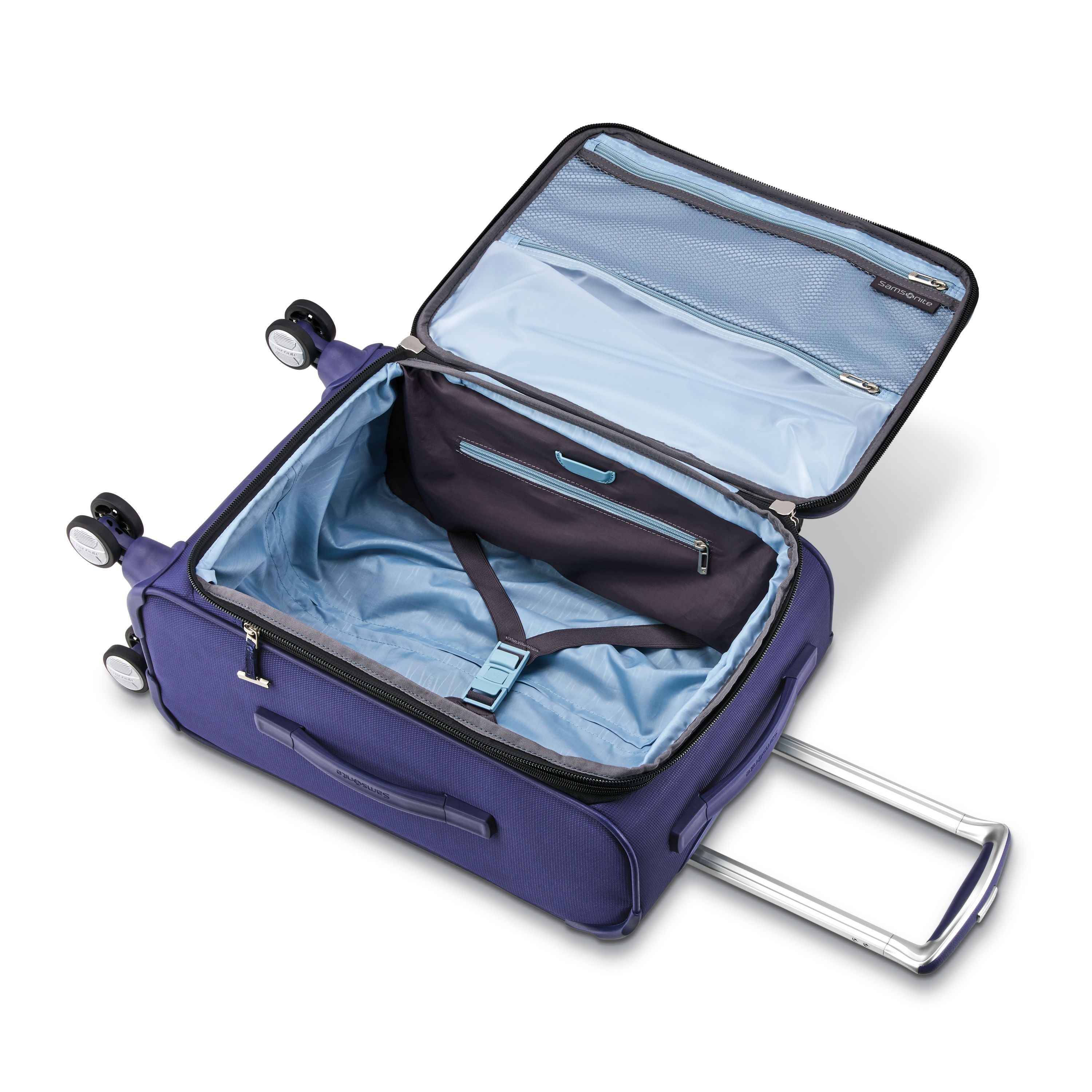 Samsonite SoLyte DLX Carry-On Expandable Spinner ( Iris Blue , Carry-On 20-Inch ) Iris Blue Carry On 20 Inch U4