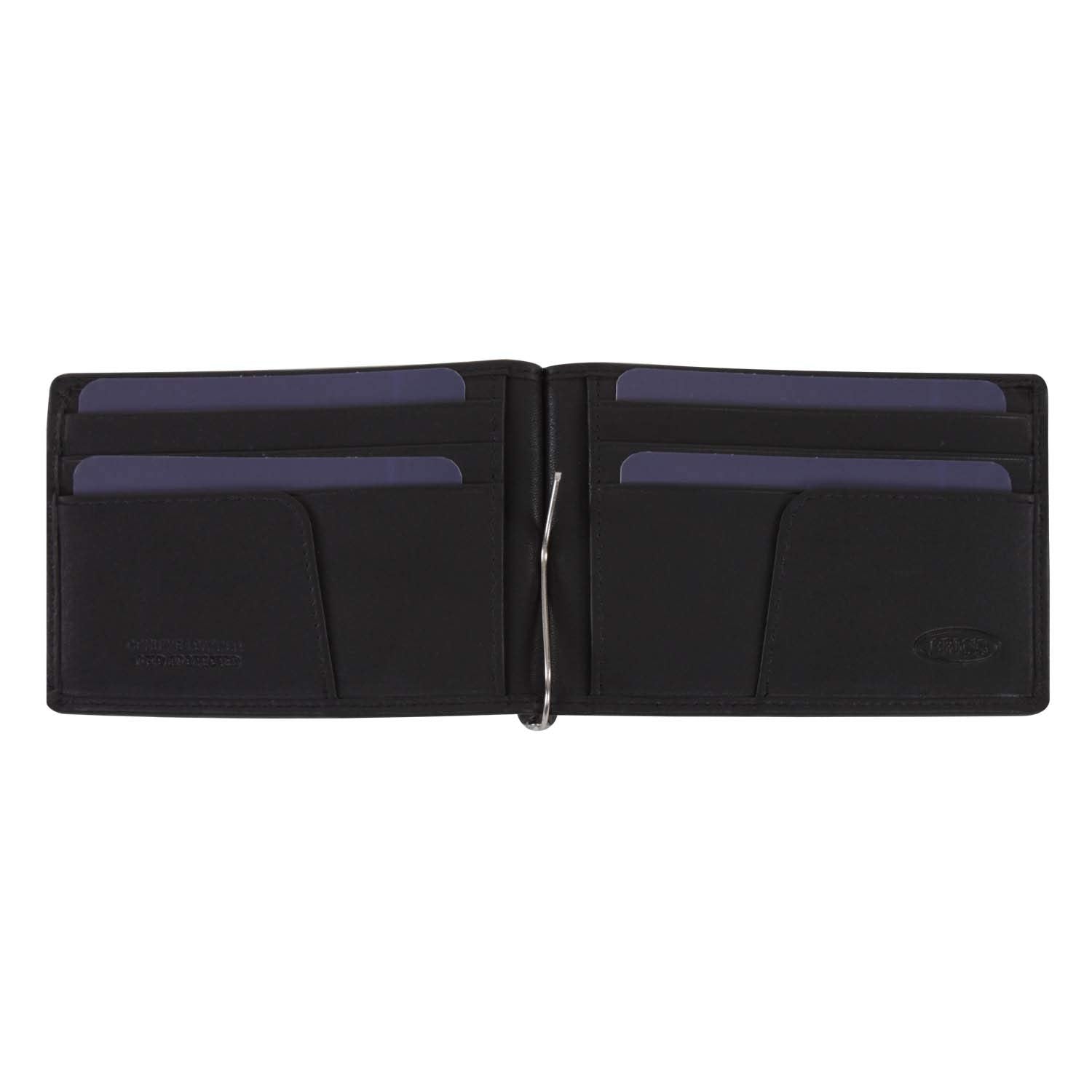 Bric's Men's Cervino Nappa Leather Money Clip ( Black , One Size ) Black One Size U2