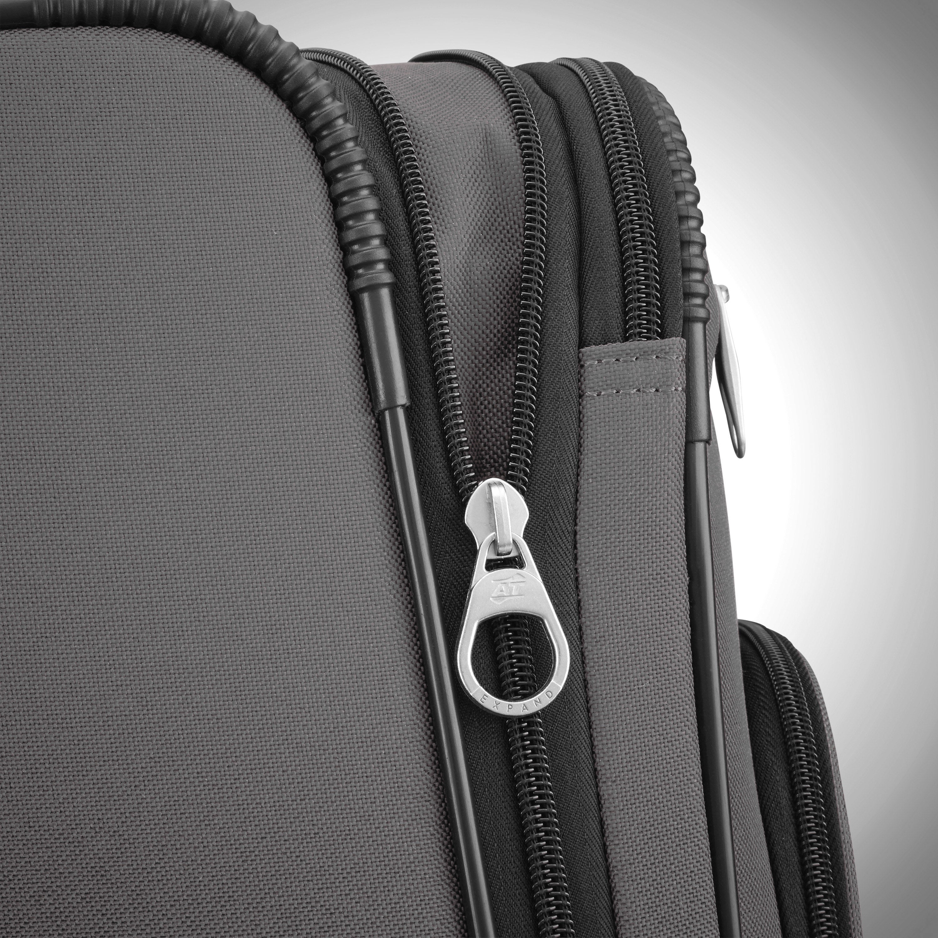 American Tourister Pop Max Softside Luggage with Spinner Wheels ( Charcoal , Carry-On 21-Inch ) Charcoal Carry On 21 Inch U2