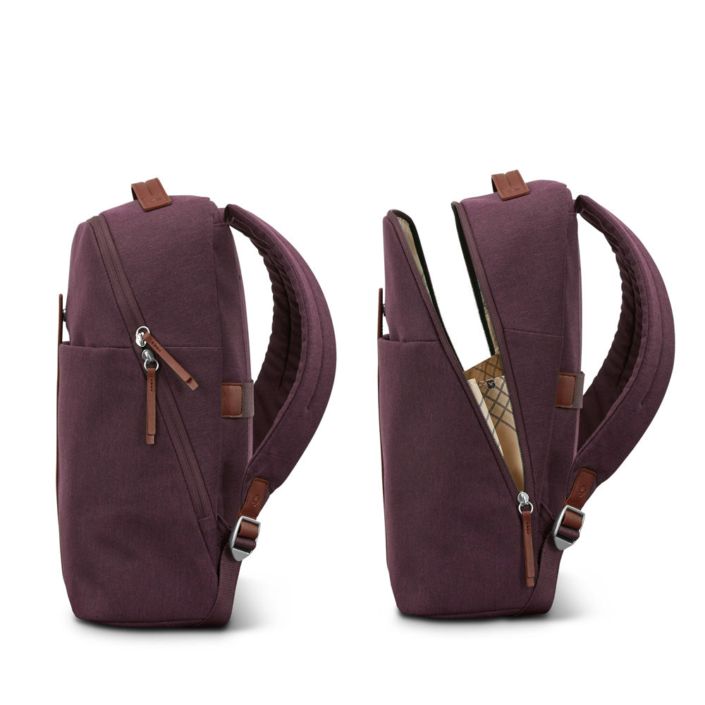Samsonite Virtuosa Carry-On Travel Backpack with Padded Laptop Sleeve ( Merlot , One Size ) Merlot One Size U4