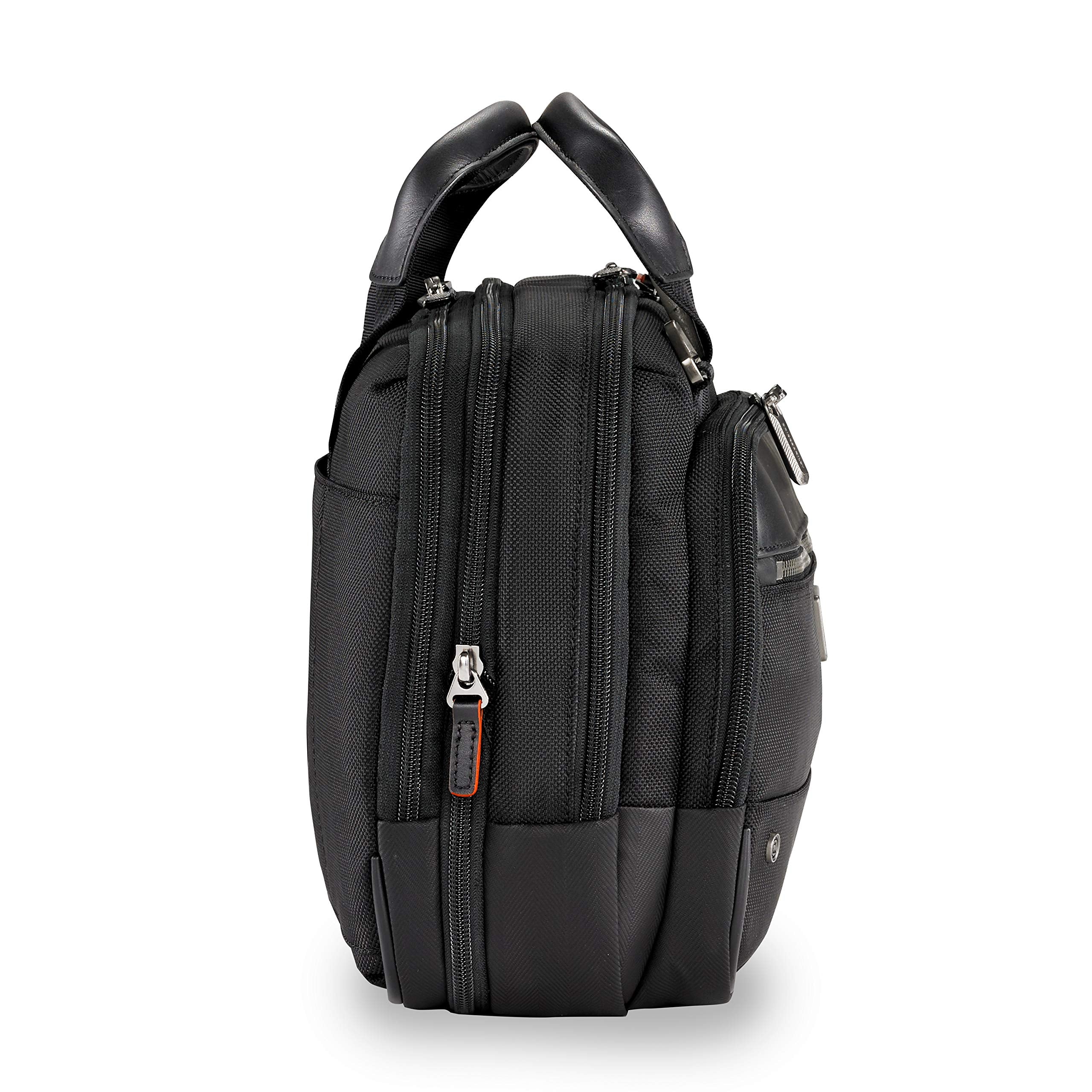 Briggs & Riley @work Slim Brief ( Black , Slim ) Black Slim U2