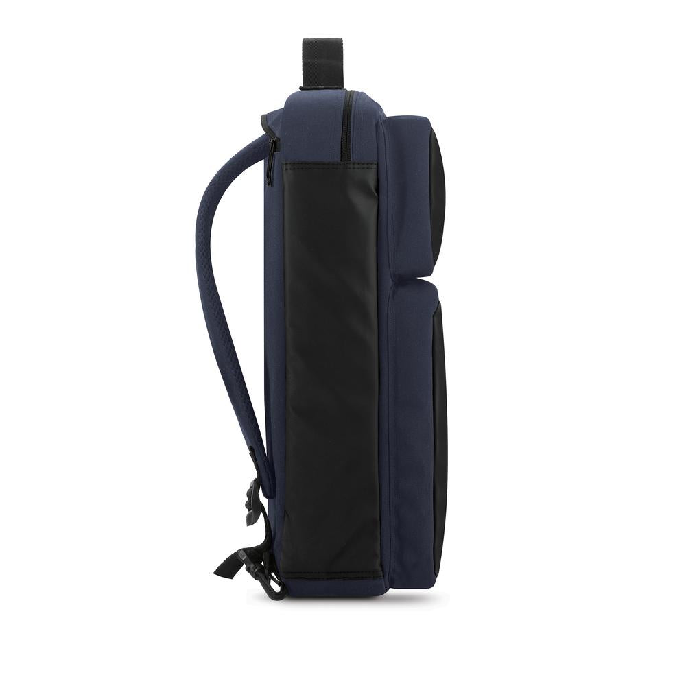 Solo New York Duane Hybrid Briefcase 15.6” Laptop Bag w/ Tablet Pocket, Removable Shoulder Strap and Hideaway Backpack Straps ( Navy , One Size ) Navy One Size U1