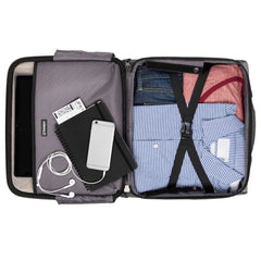 Travelpro Crew Versapack Carry-on 2 Wheel Upright Rolling Tote, 14-Inch Laptop or Tablet Pocket, Men and Women, Jet Black, 16.5-Inch ( Titanium Grey , One Size ) Titanium Grey One Size U1