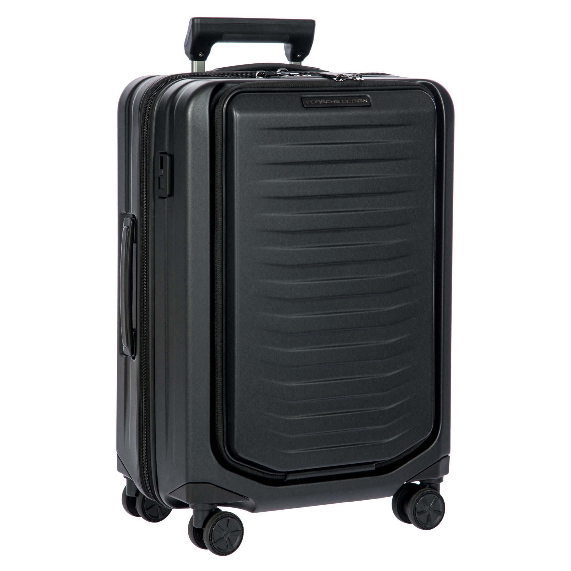 PORSCHE DESIGN by Bric's Roadster 21" Carry-on Expandable Spinner ( Black Matte , One Size ) Black Matte One Size U1