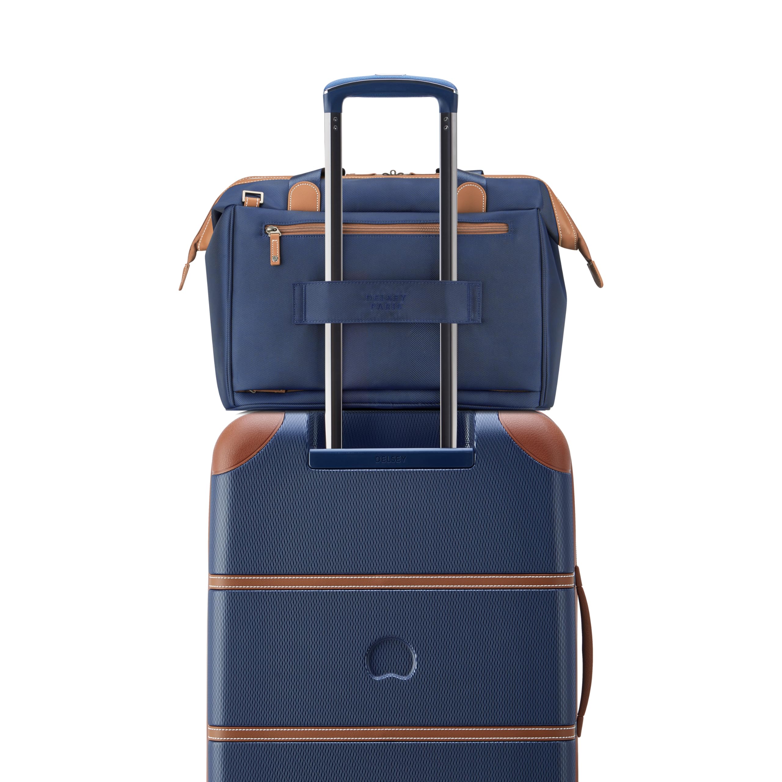 DELSEY Paris Chatelet 2.0 Small Weekender Travel Duffle Bag ( Navy Blue , One Size ) Navy Blue One Size U1