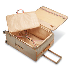 Hartmann Herringbone Deluxe Medium Journey Expandable Spinner ( Terracotta Herringbone , One Size ) Terracotta Herringbone One Size U1
